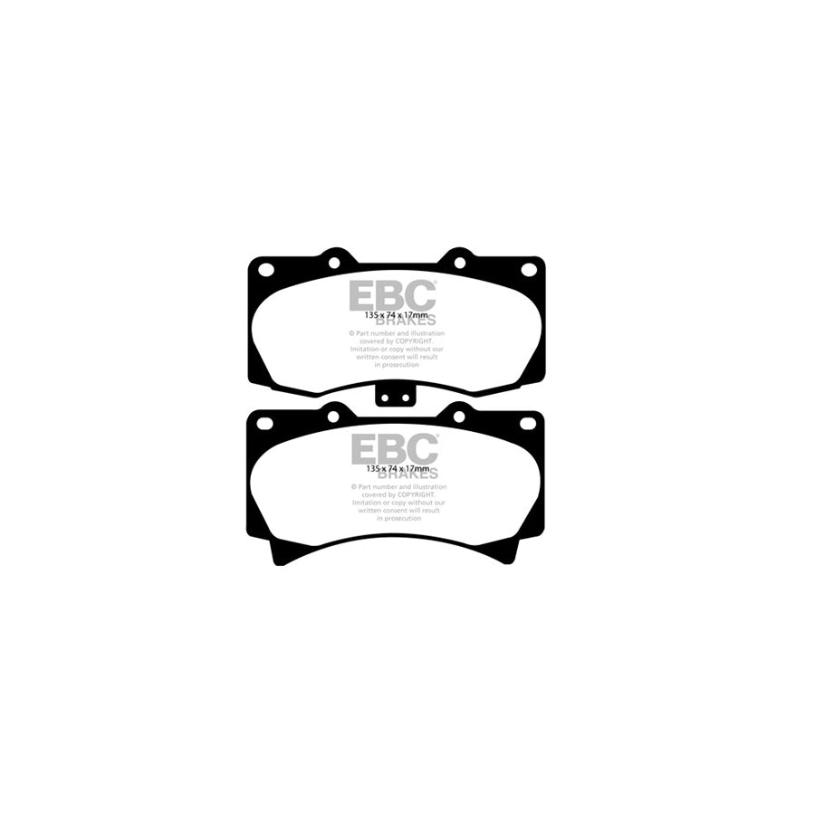 EBC PD01KF682 Hummer H3 Greenstuff Front Brake Pad & Plain Disc Kit  2 | ML Performance UK Car Parts