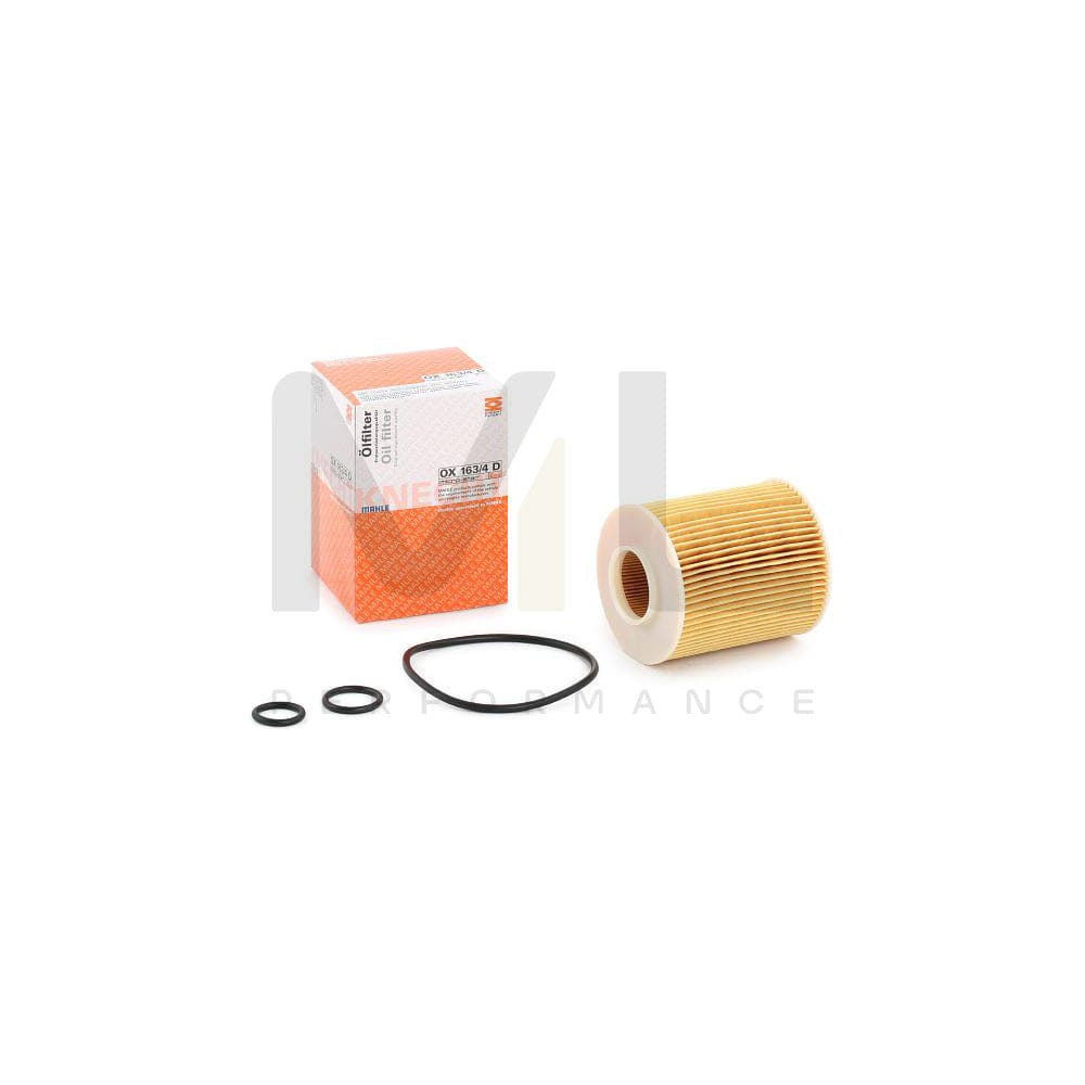 MAHLE ORIGINAL OX 163/4D Oil Filter Filter Insert | ML Performance Car Parts
