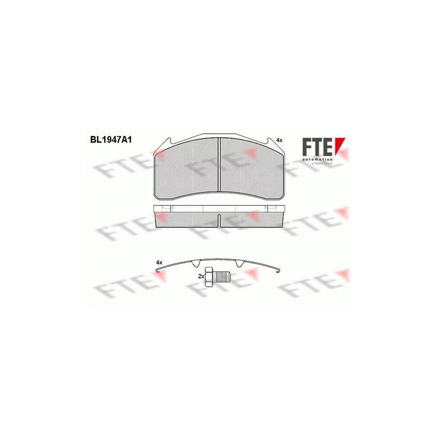 FTE Bl1947A1 Brake Pad Set