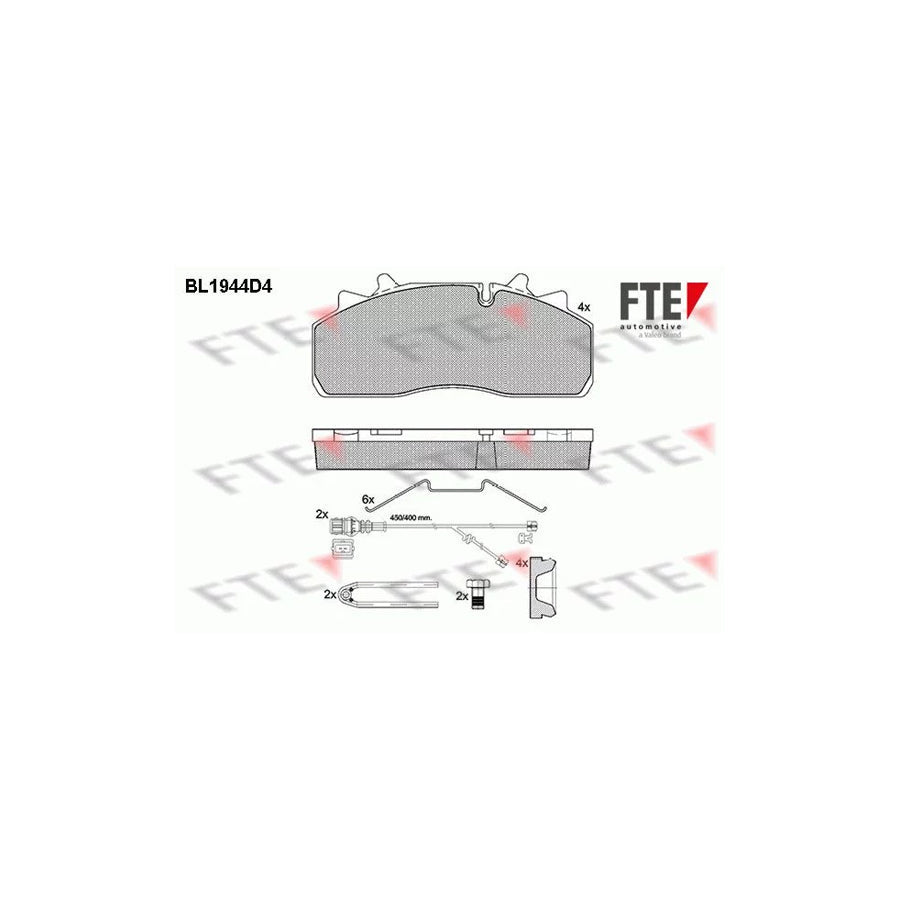 FTE Bl1944D4 Brake Pad Set