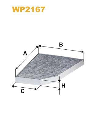 WIX Filters WP2167 Pollen Filter For Tesla Model X (5Yjx)