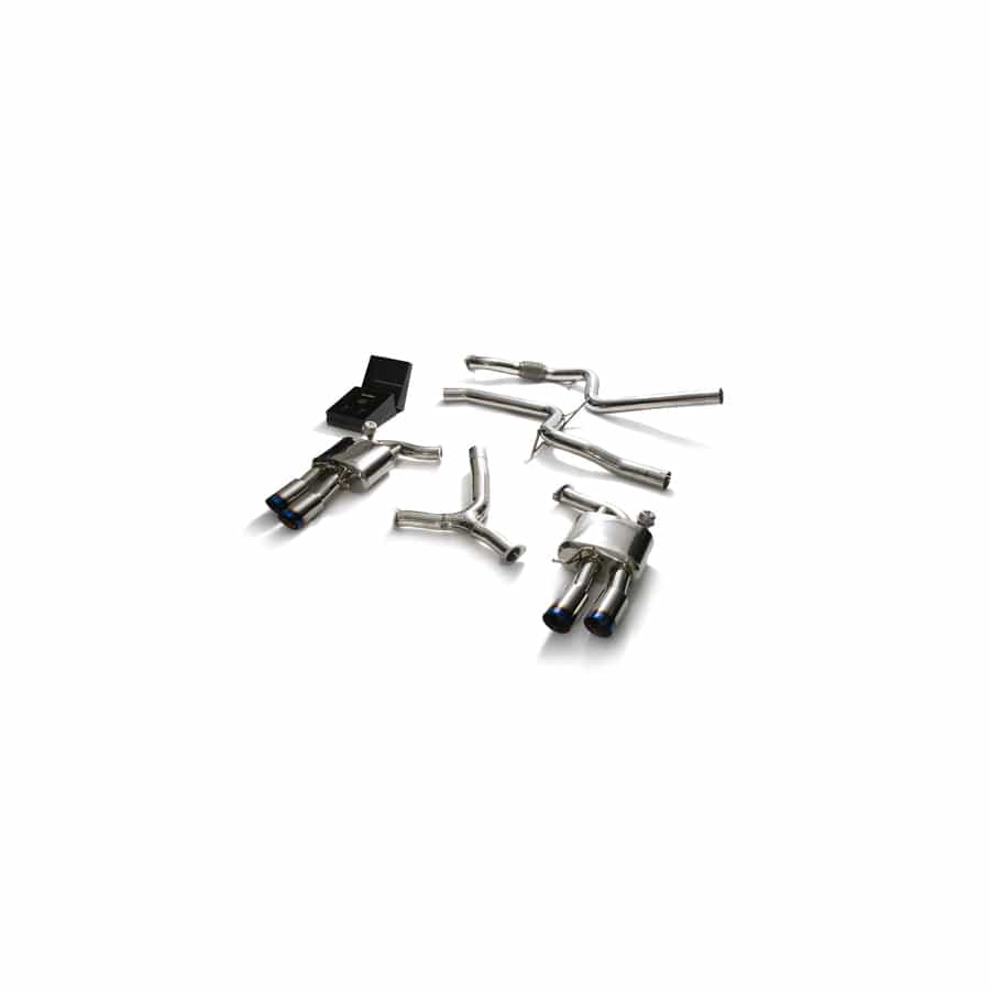 Armytrix AU9C2-QS11B Valvetronic Exhaust System Audi A5 Coupe 2WD B9 2016-2022 with Quad Blue Coated 3.5"