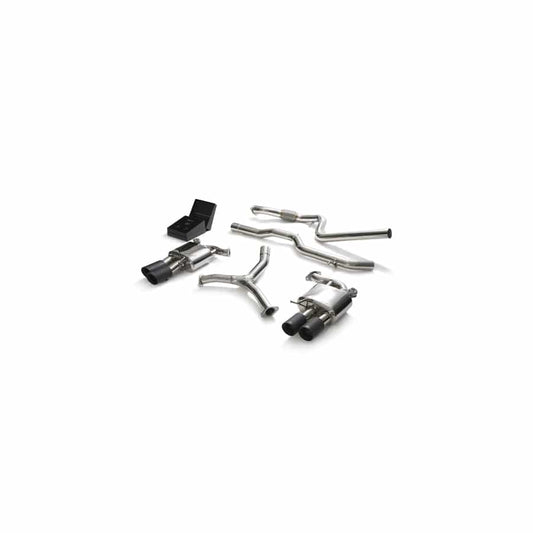 Armytrix AU9C4-QS11M Valvetronic Exhaust System Audi A5 Coupe 4WD B9 2016-2022 with Quad Matte Black 3.5"