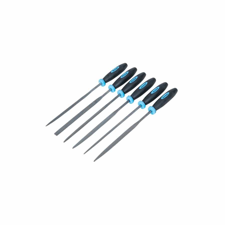 BlueSpot Tools B/S22652 Mini File Set with Pouch 6 Piece
