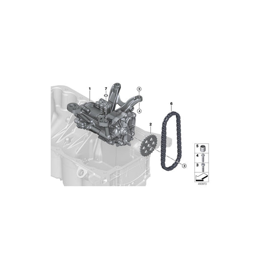 Genuine BMW 11418631810 F45 G29 F48 Oil/Vacuum Pump Assembly (Inc. X2 25iX, Z4 30i & X1 20i)