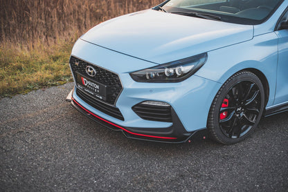 Maxton Design Hyundai I30N MK3 Hatchback / Fastback Front Splitter + Flaps V.6