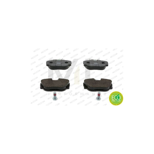 Ferodo Premier Eco Friction FDB660 Brake Pad Set Prepared for Wear Indicator, With Brake Caliper Screws, With Accessories