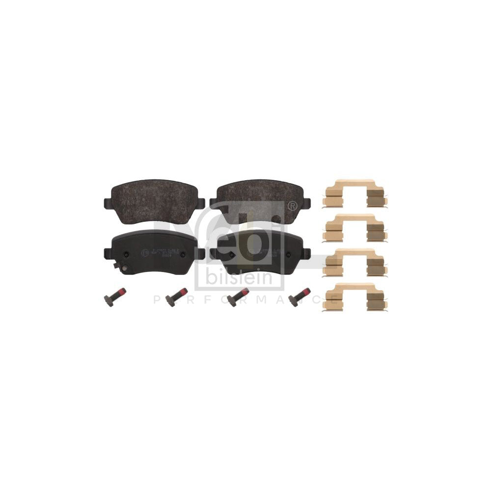 Febi Bilstein 16649 Brake Pad Set Front Axle, With Acoustic Wear Warning, With Attachment Material | ML Performance Car Parts