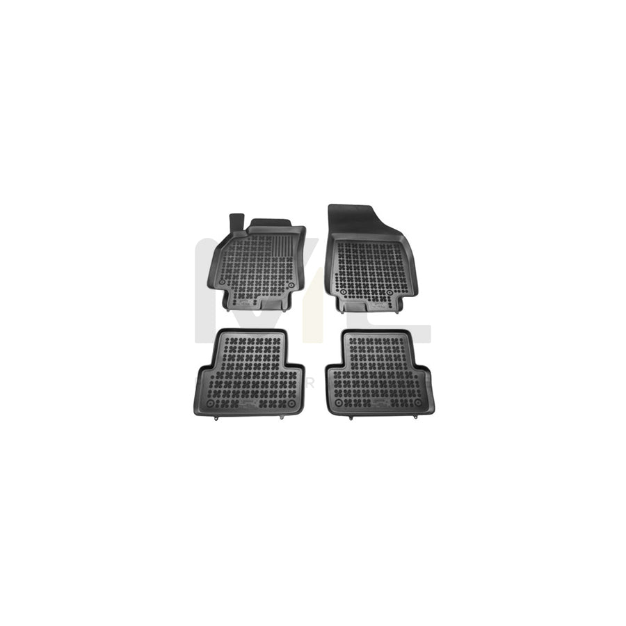 REZAW PLAST Tailored 201910 Floor mat set for RENAULT Fluence (L3_) Elastomer, Front and Rear, Quantity: 4, Black