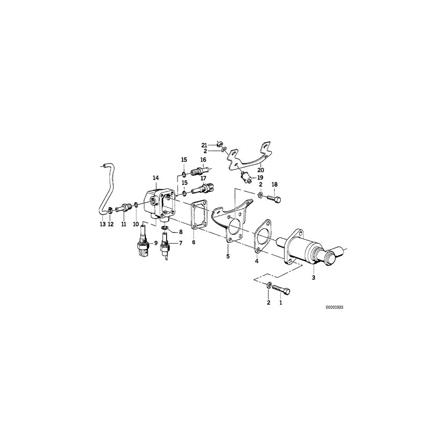 Genuine BMW 11531256502 E12 E24 Holder (Inc. 3.0Si, 528i & 530i)
