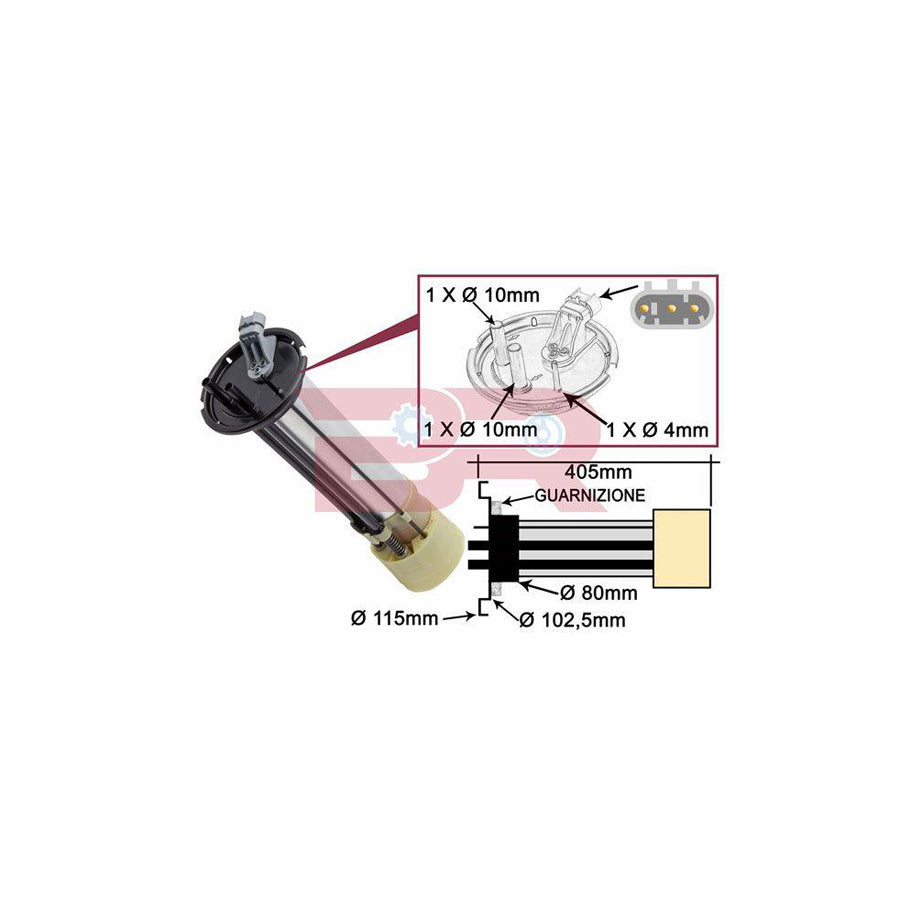 Botto Ricambi Brm4169 Fuel Level Sensor