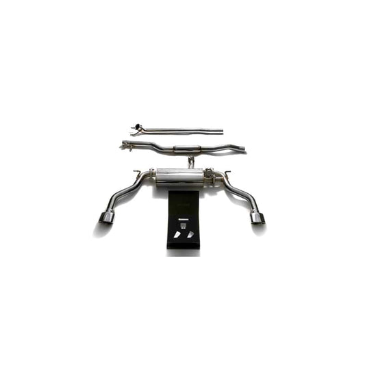 Armytrix MBL24-DS19C Valvetronic Exhaust System Mercedes-Benz CLA250 4WD C117 2014-2018 with Dual Chrome Oval