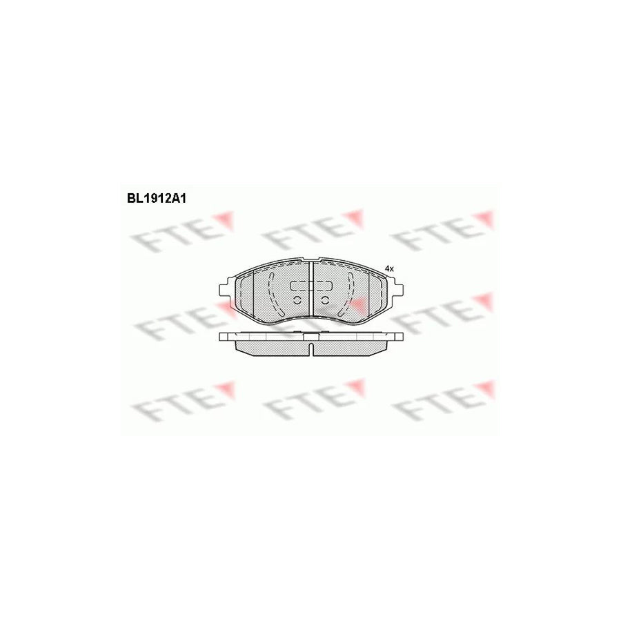 FTE 9010502 Brake Pad Set