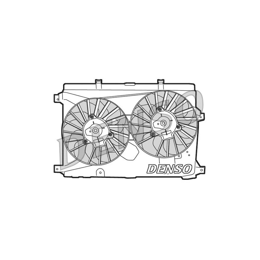 DENSO DER01015 Fan, Radiator for Alfa Romeo 159