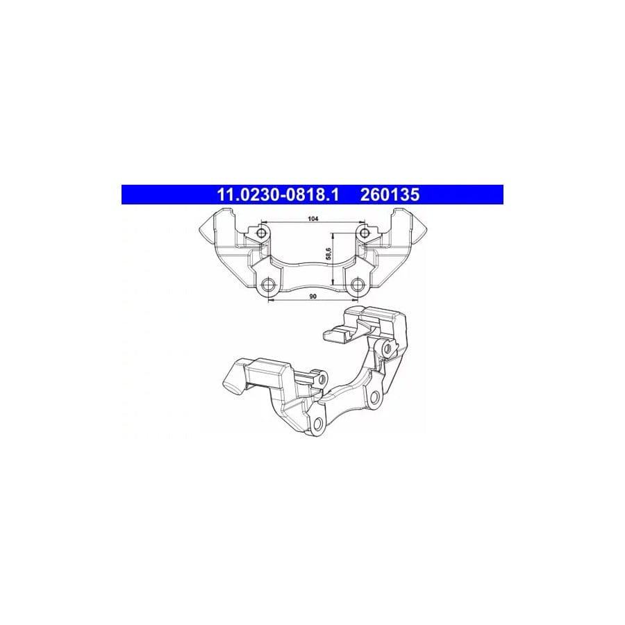 ATE 11.0230-0818.1 Carrier, Brake Caliper
