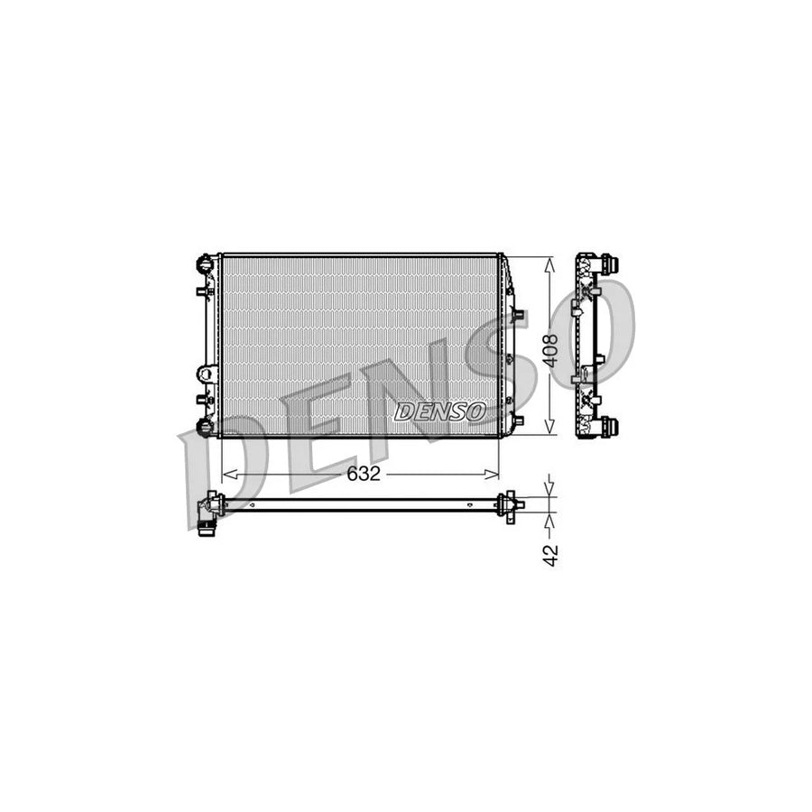 DENSO DRM26011 Engine Radiator