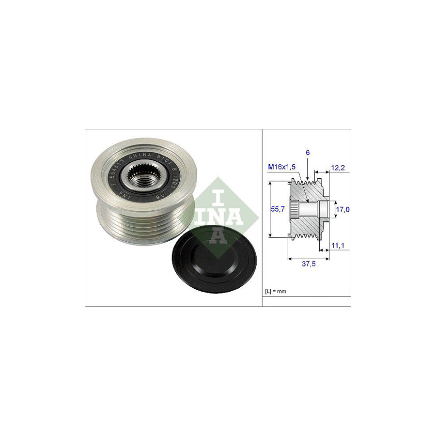 Ina 535 0226 10 Alternator Freewheel Clutch