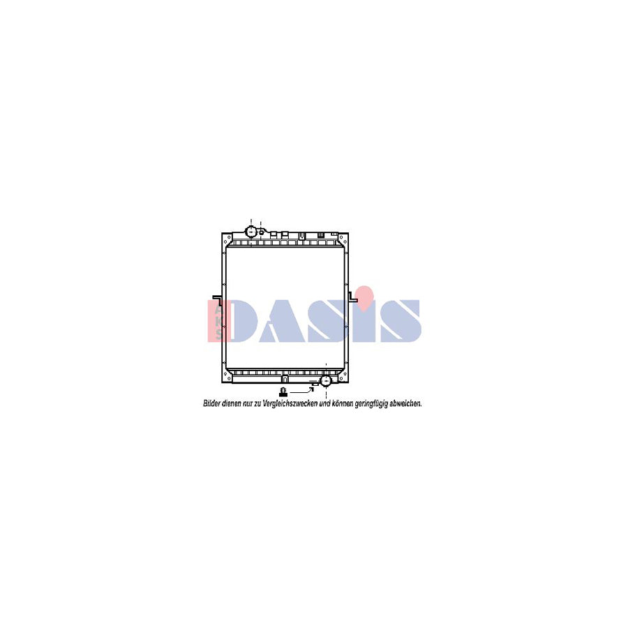 AKS Dasis 134250N Engine Radiator