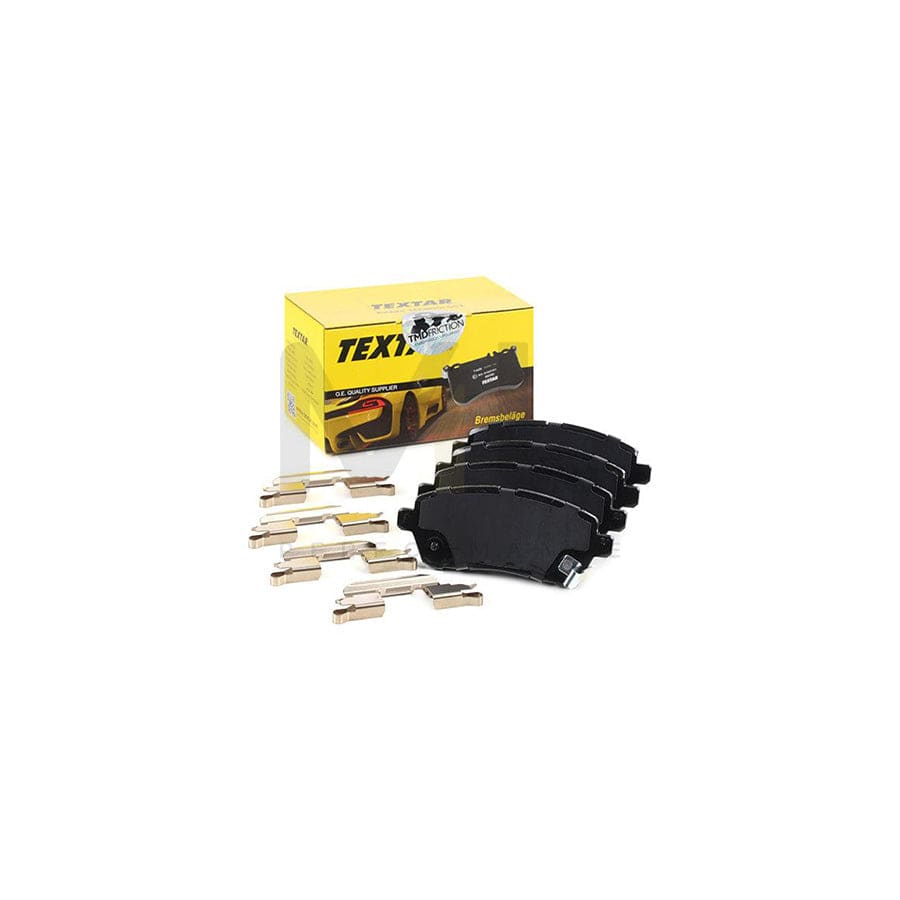 TEXTAR 2428303 Brake pad set with acoustic wear warning