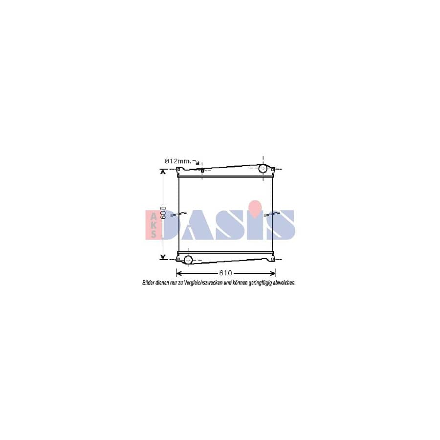AKS Dasis 262060N Air Conditioning Condenser