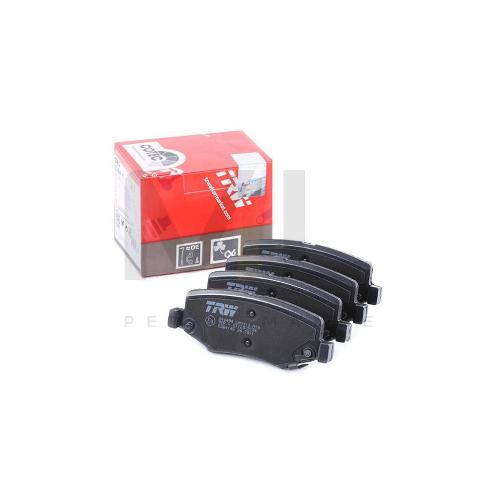 TRW Cotec Gdb4145 Brake Pad Set With Acoustic Wear Warning