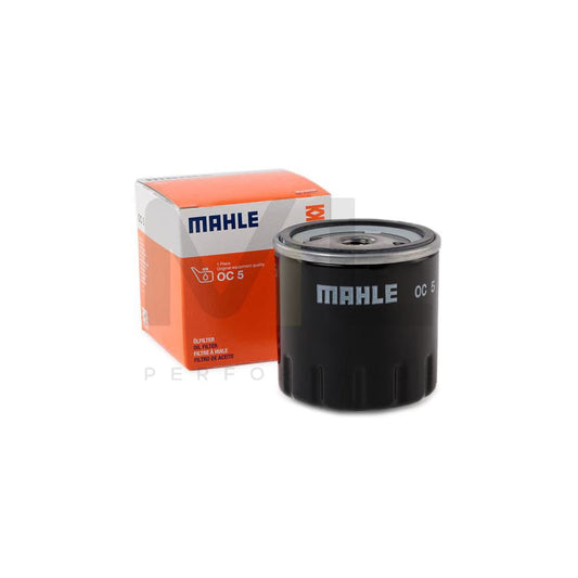 MAHLE ORIGINAL OC 5 Oil Filter Spin-on Filter, with one anti-return valve