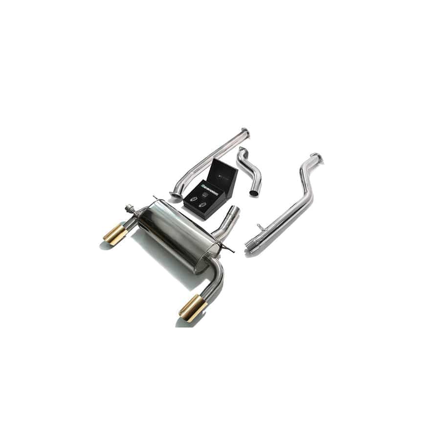 Armytrix BF32B-DS11G Valvetronic Exhaust System BMW 3-Series | 4-Series F3x 2016-20201 with Dual Gold 3.5"