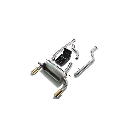 Armytrix BF32B-DS11G Valvetronic Exhaust System BMW 3-Series | 4-Series F3x 2016-20201 with Dual Gold 3.5"