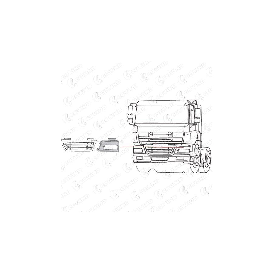 Covind Cf0/ 95 Housing, Headlight