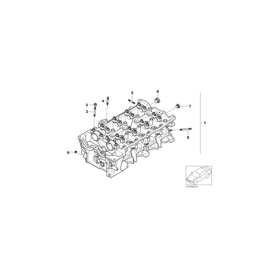 Genuine BMW 11127568040 E85 E60 E63 Screw Plug M14X1,5 (Inc. 116i 2.0, 120i & 116i 1.6)