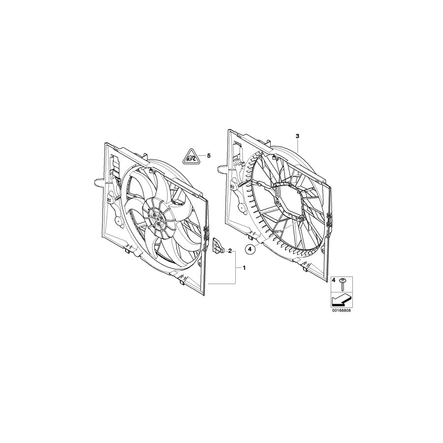 Genuine BMW 61136900541 E66 E61 E63 Pin Terminal 3 POL. (Inc. 530i, 520i & 740Li)