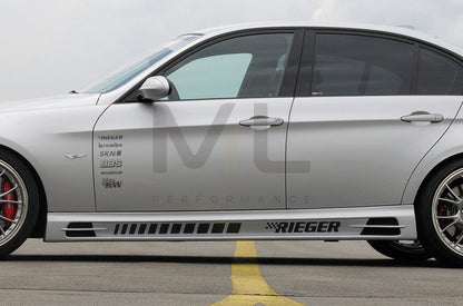 Rieger 00053405 BMW 3 Series E90 E91 Side Skirt 1 | ML Performance UK Car Parts