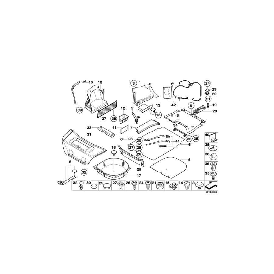 Genuine BMW 51477896961 E60 Left Base (Inc. M5)