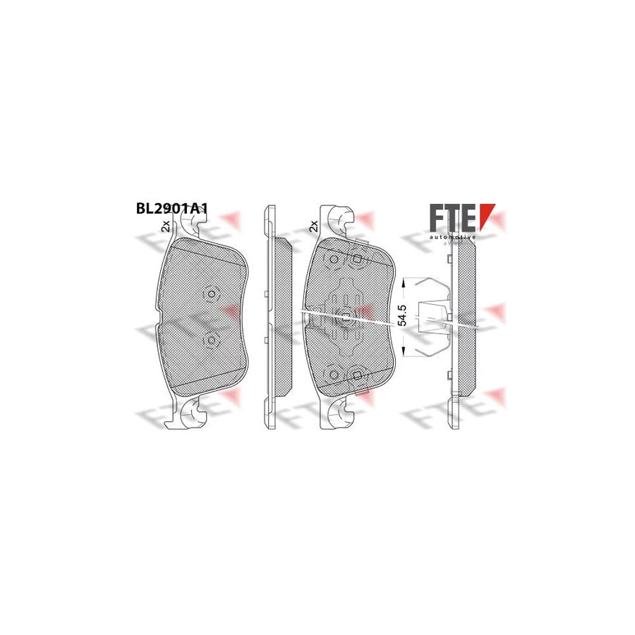 FTE Bl2901A1 Brake Pad Set