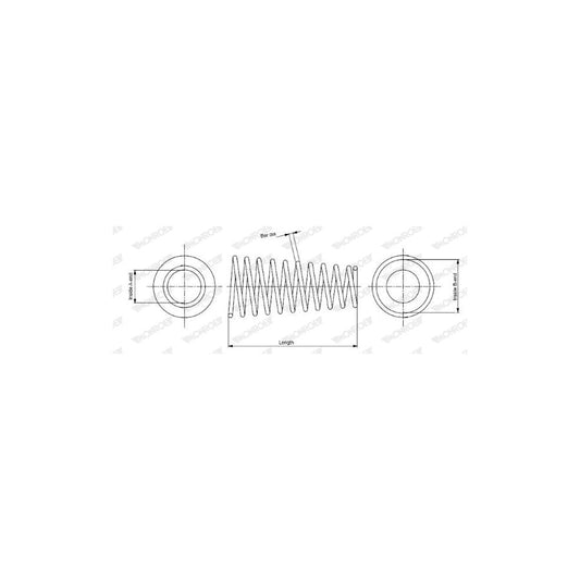 Monroe Sp0269 Coil Spring for Nissan Primera