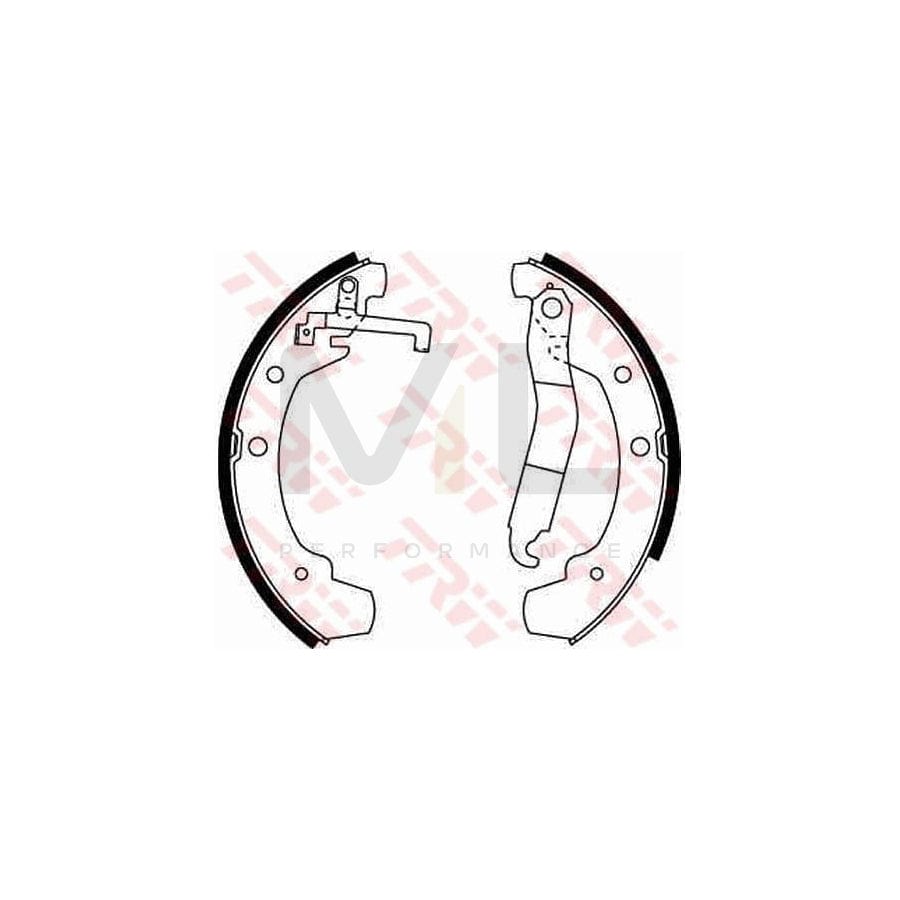 TRW GS8150 Brake Shoe Set for VW LT