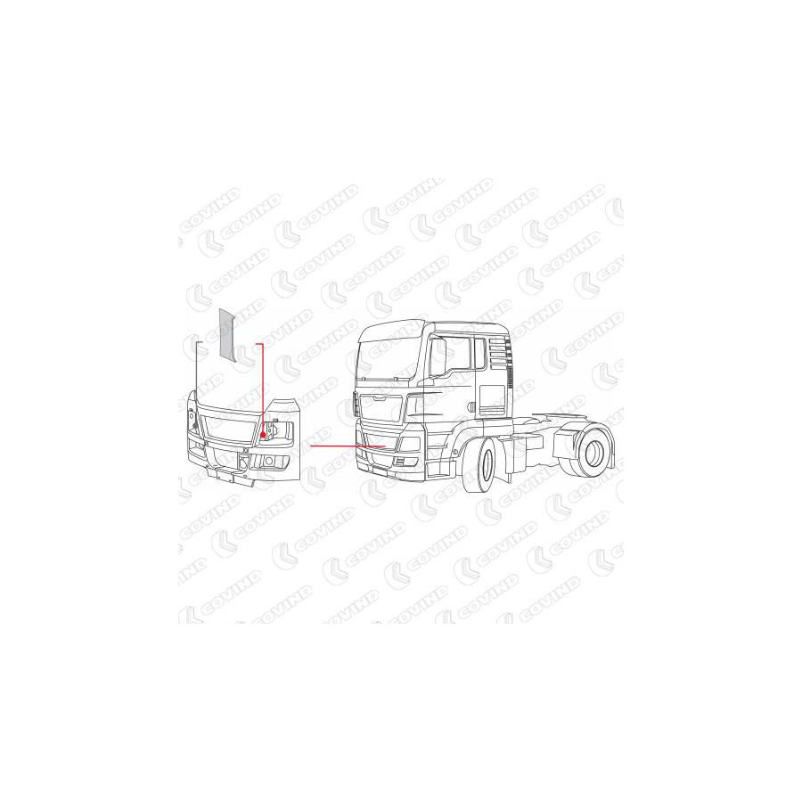 Covind Tgx/ 87 Cover, Bumper