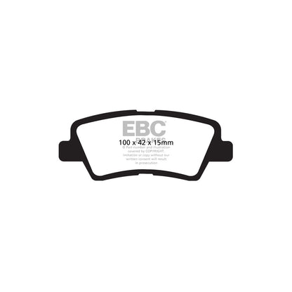 EBC PDKR419 Hyundai i-30 Ultimax Rear Brake Pad & Plain Disc Kit 2 | ML Performance UK Car Parts