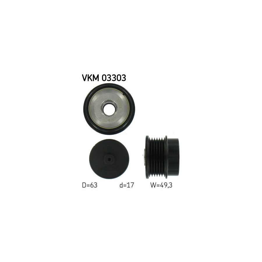 Skf Vkm 03303 Alternator Freewheel Clutch