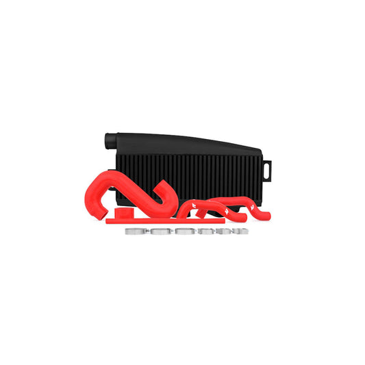 Mishimoto MMTMIC-WRX-01BKRD Subaru 02-07 WRX/04-07 STi Top-Mount Intercooler Kit - Powder Coated Black & Red Hoses
