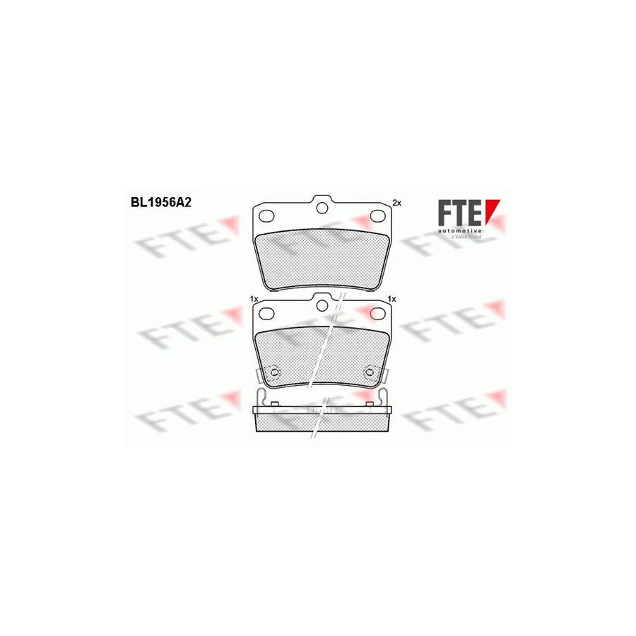 FTE Bl1956A2 Brake Pad Set