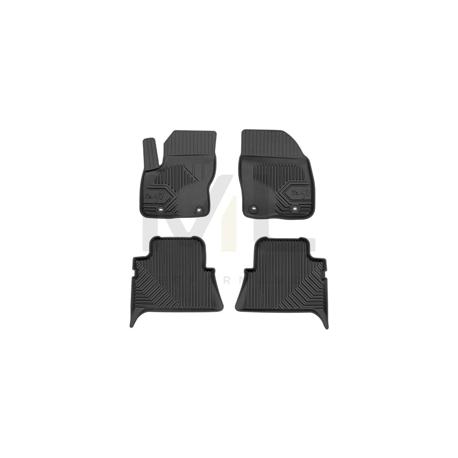 FROGUM Tailored, No.77 77409231 Floor mat set for FORD Kuga Mk1 Off-Road Elastomer, Front and Rear, Quantity: 4, Black, (LHD)