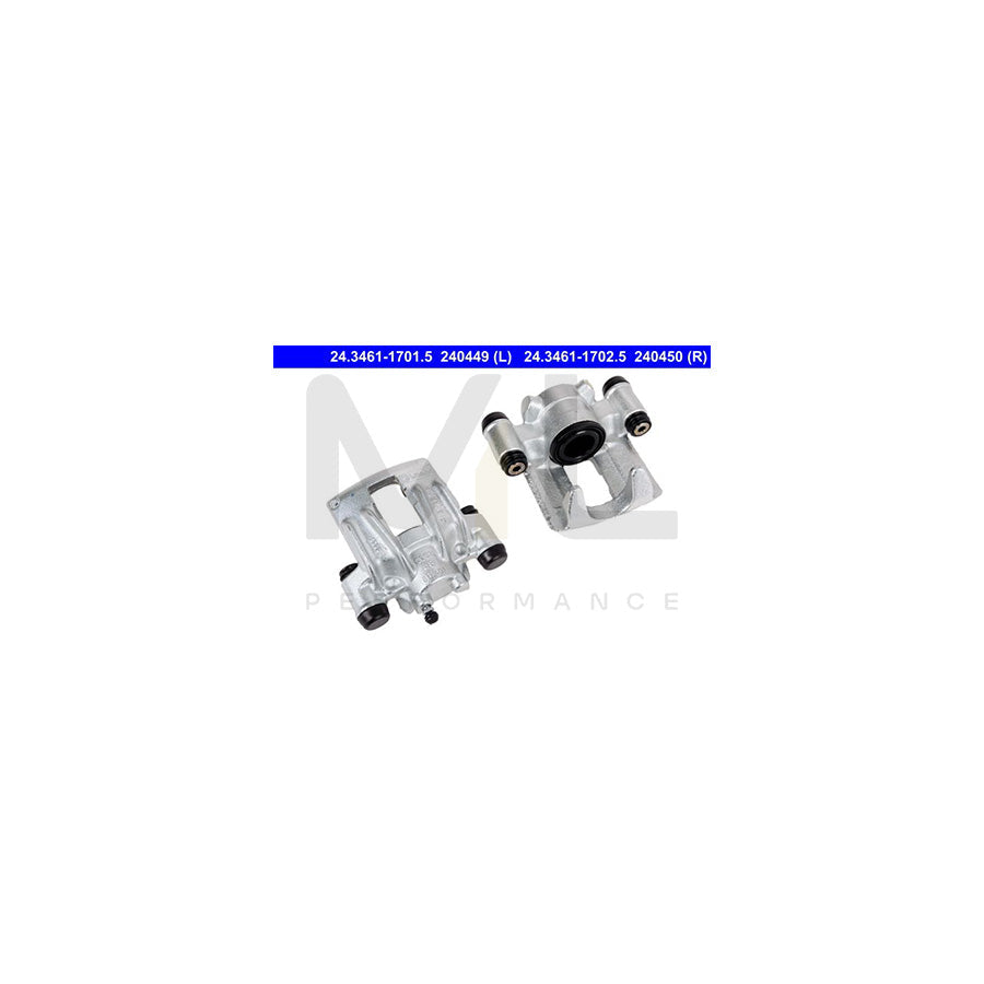 ATE 24.3461-1701.5 Brake Caliper without holder
