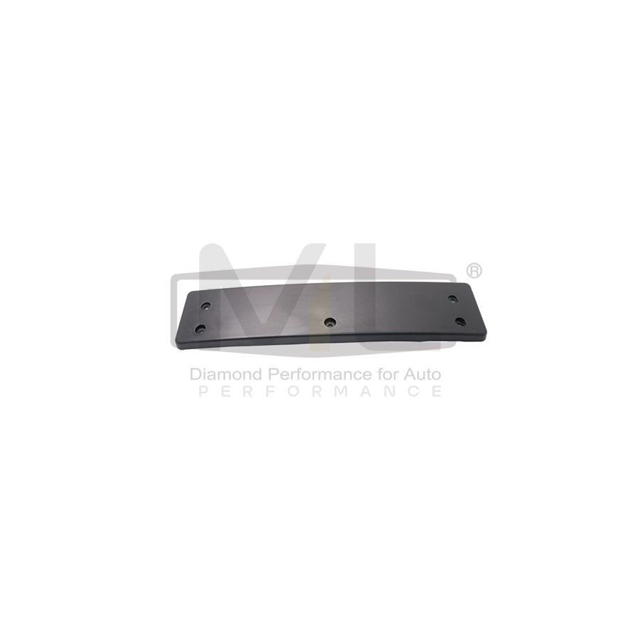 DPA 88070704602 Number plate holder for VW Touareg I (7LA, 7L6, 7L7) Front, Black, frameless