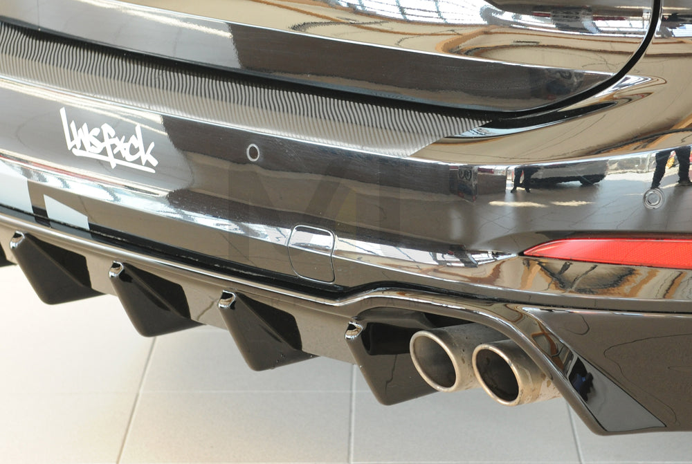 Rieger 00088236 Ford DEH Focus 4 Rear Diffuser (Inc. Focus 4 ST) 4 | ML Performance UK Car Parts