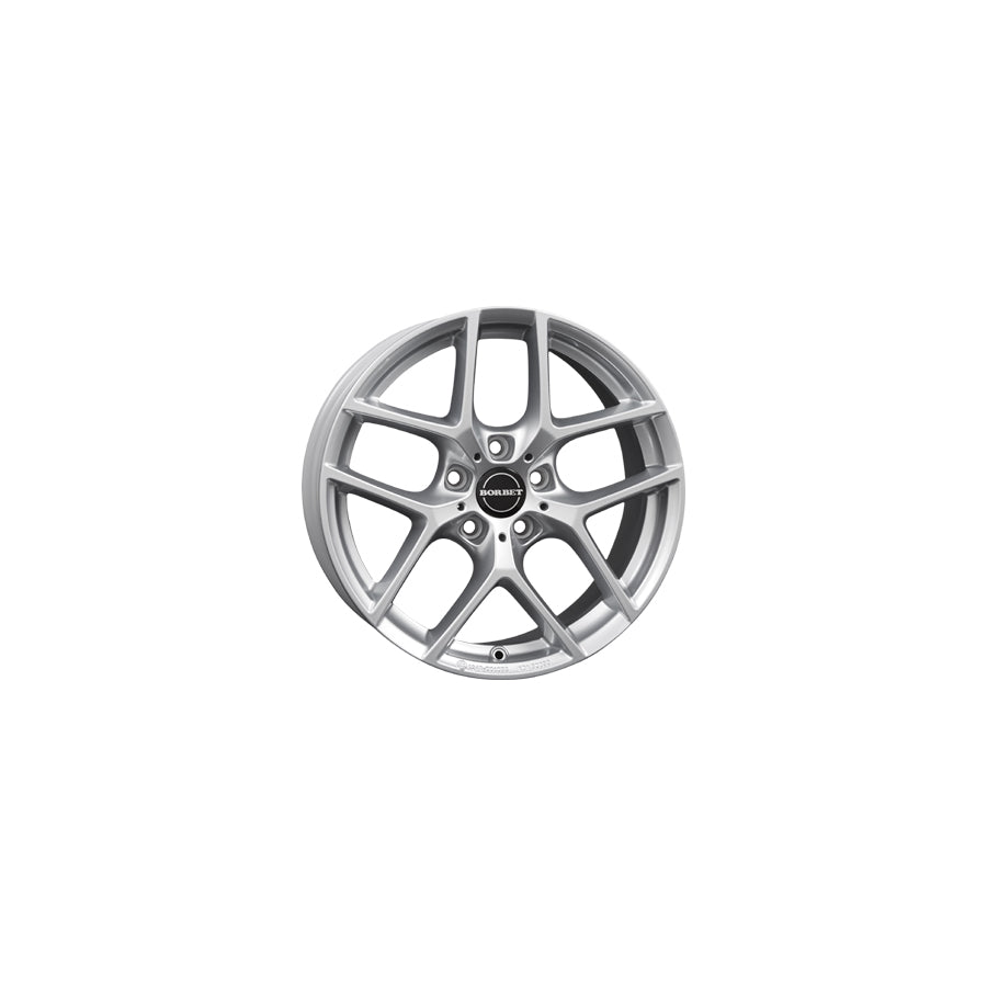 Borbet Y 7.5x17 ET32 Y 75732120572,5CS Crystal Silver BMW Wheel