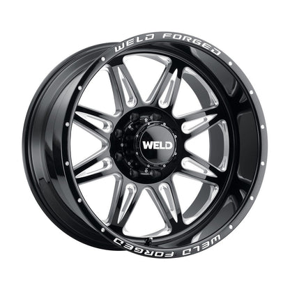 Weld W70222074BBA Cheyenne Xt Wheel 22x12 5x139.7 ET-51 BS4.5 Gloss Black & Contrast Cut