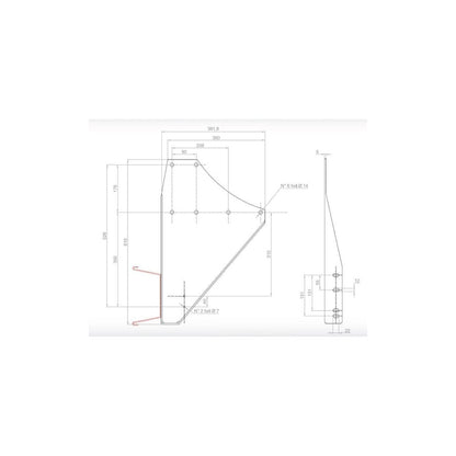 Covind Prp/210 Mounting Bracket, Bumper