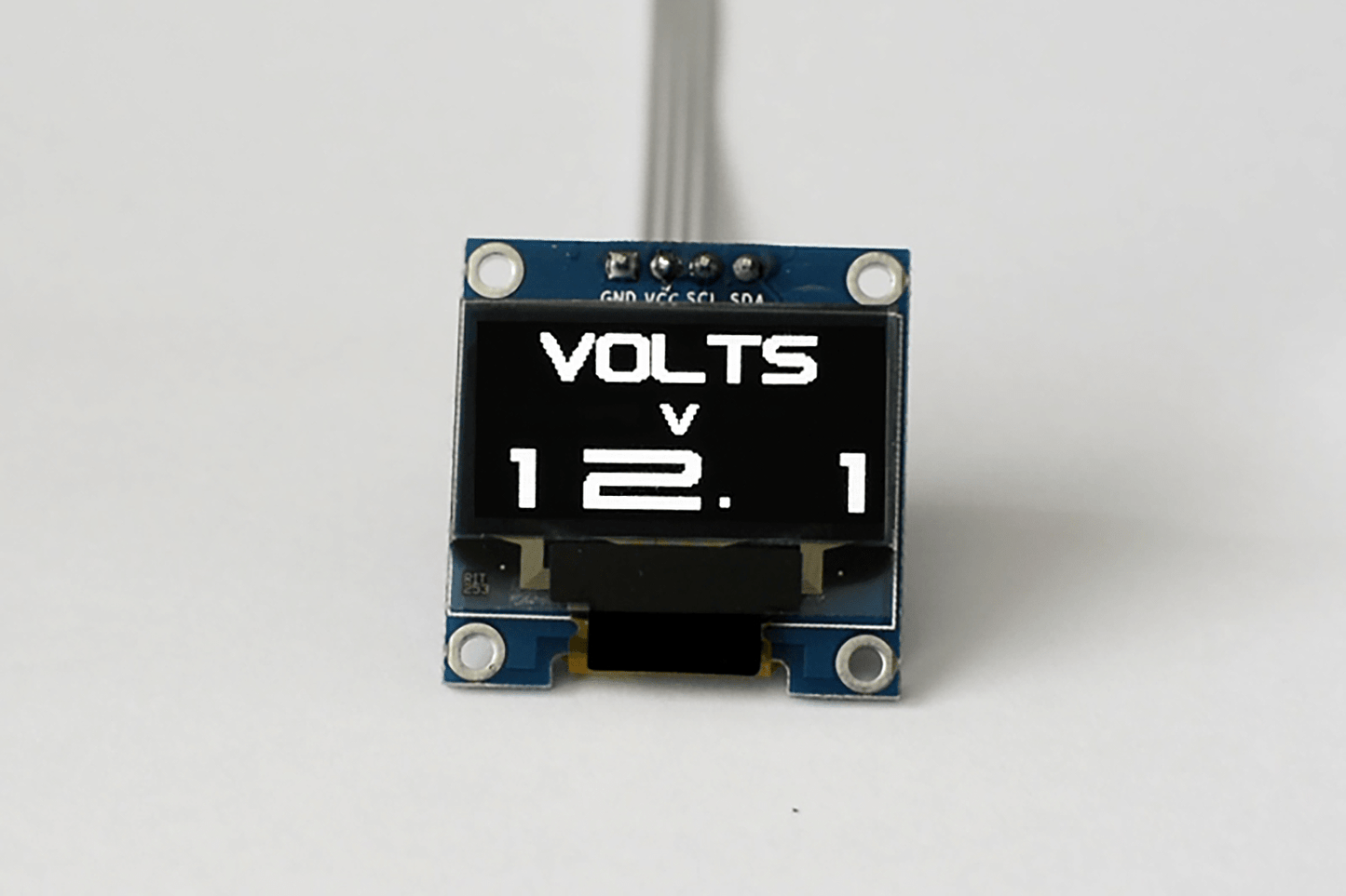 Zada Tech Oled 1.3" Digital Single Volt Gauge // Extra Large Digits