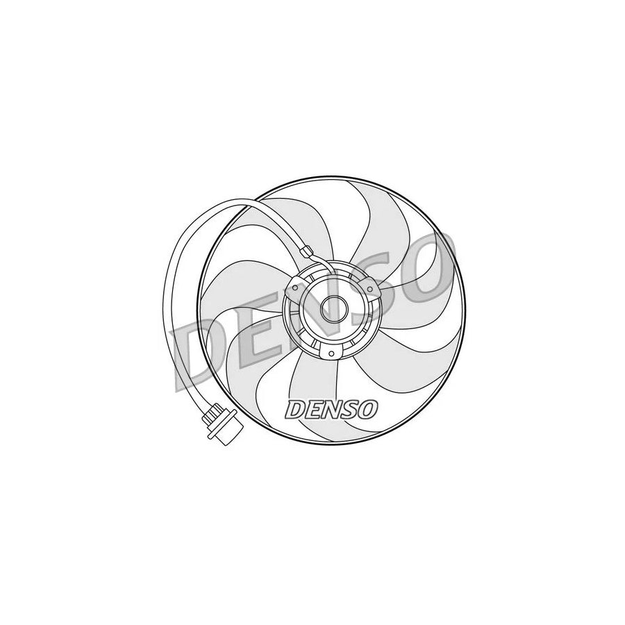 DENSO DER32001 Fan, Radiator